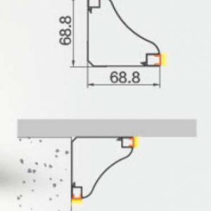 led nhôm định hình, led nội thất, led nam châm