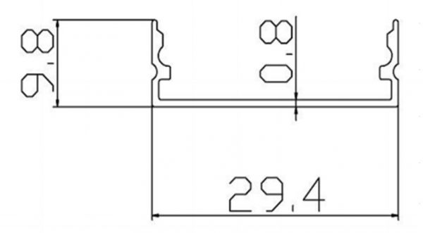 led nhôm định hình, led nội thất, led nam châm