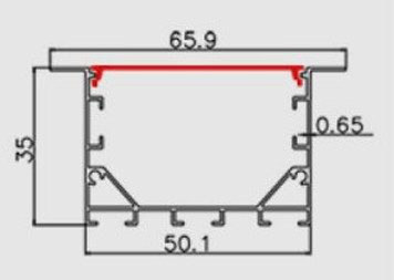 led nhôm định hình, led nội thất, led nam châm