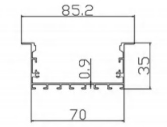 led nhôm định hình, led nội thất, led nam châm