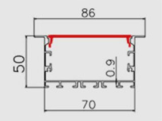 led nhôm định hình, led nội thất, led nam châm