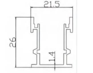 led nhôm định hình, led nội thất, led nam châm