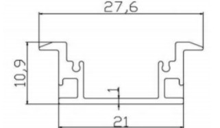 led nhôm định hình, led nội thất, led nam châm