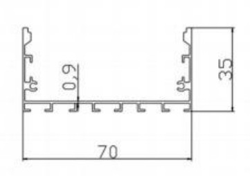 led nhôm định hình, led nội thất, led nam châm