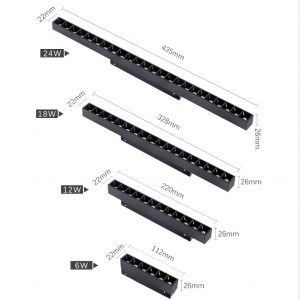 led nhôm định hình, led nội thất, led nam châm