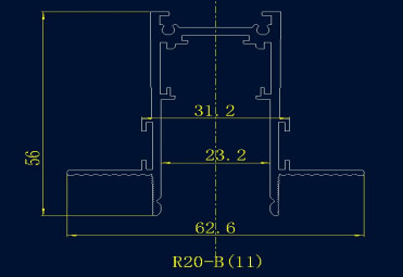 led nhôm định hình, led nội thất, led nam châm